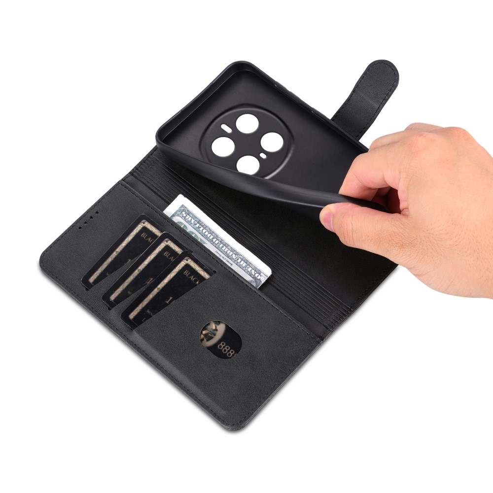 AZNS tok könyv tok Honor Magic 7 Pro 5G - fekete