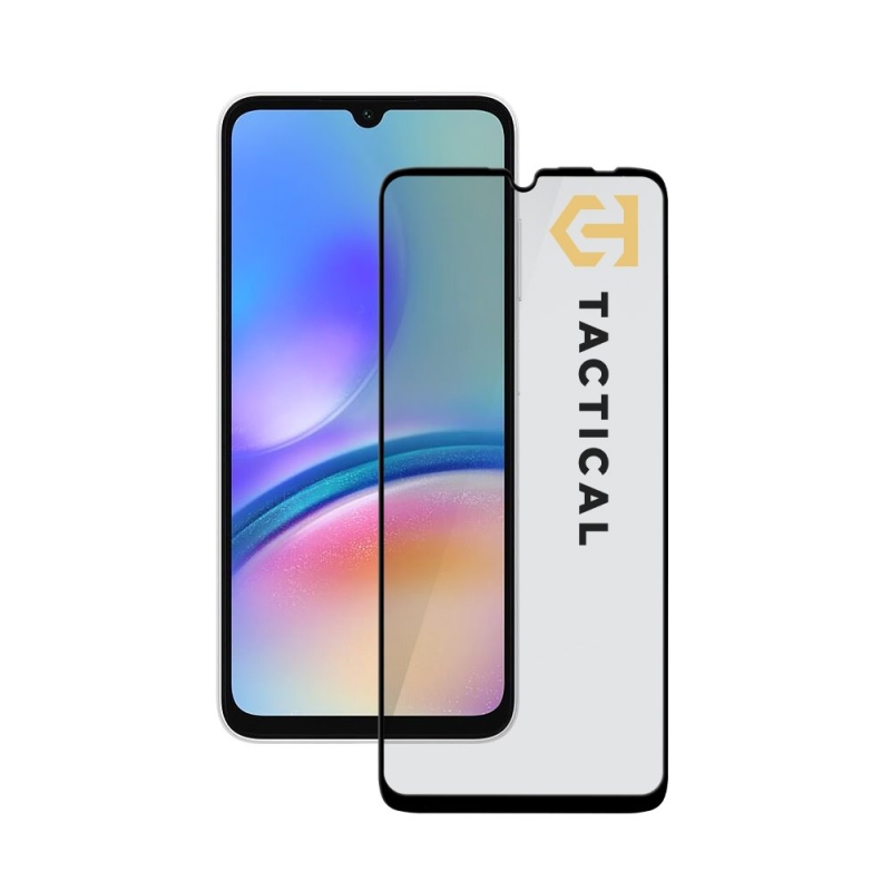 Taktikai üvegpajzs 5D üveg Samsung Galaxy A05/A05s Fekete