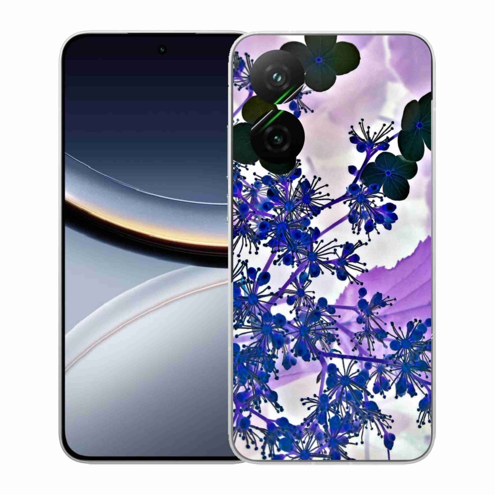Gél borítás mmCase a Xiaomi Poco F7 5G-hez - hortenzia virág