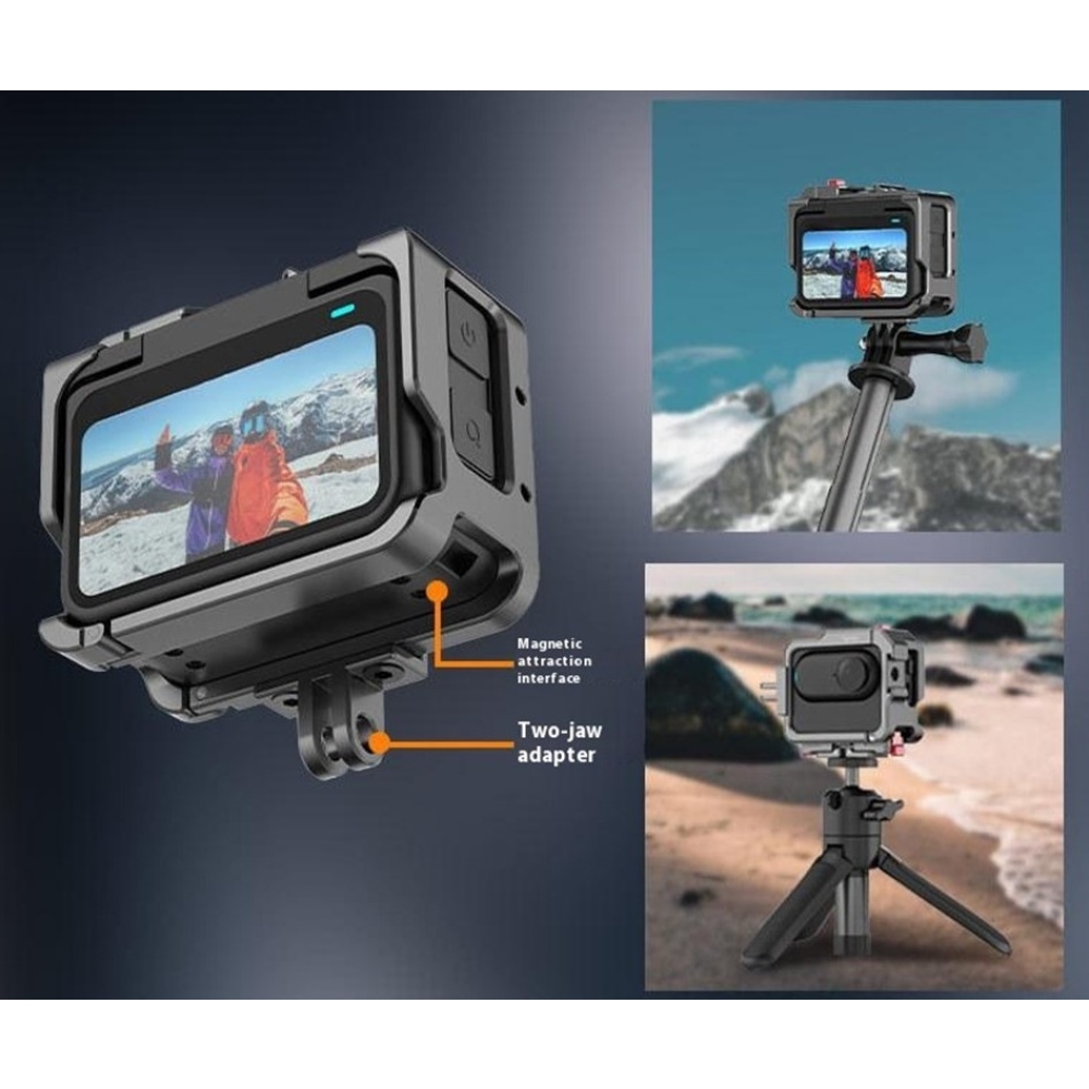 FLYMILE alumínium védőkeret Insta360 GO 3 és GO 3S kamerákhoz