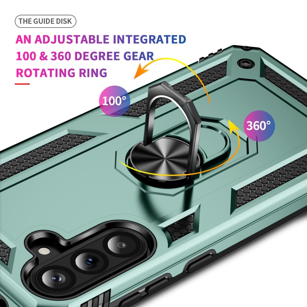 Gyűrűk tartós borítója Samsung Galaxy A56 5G - zöld