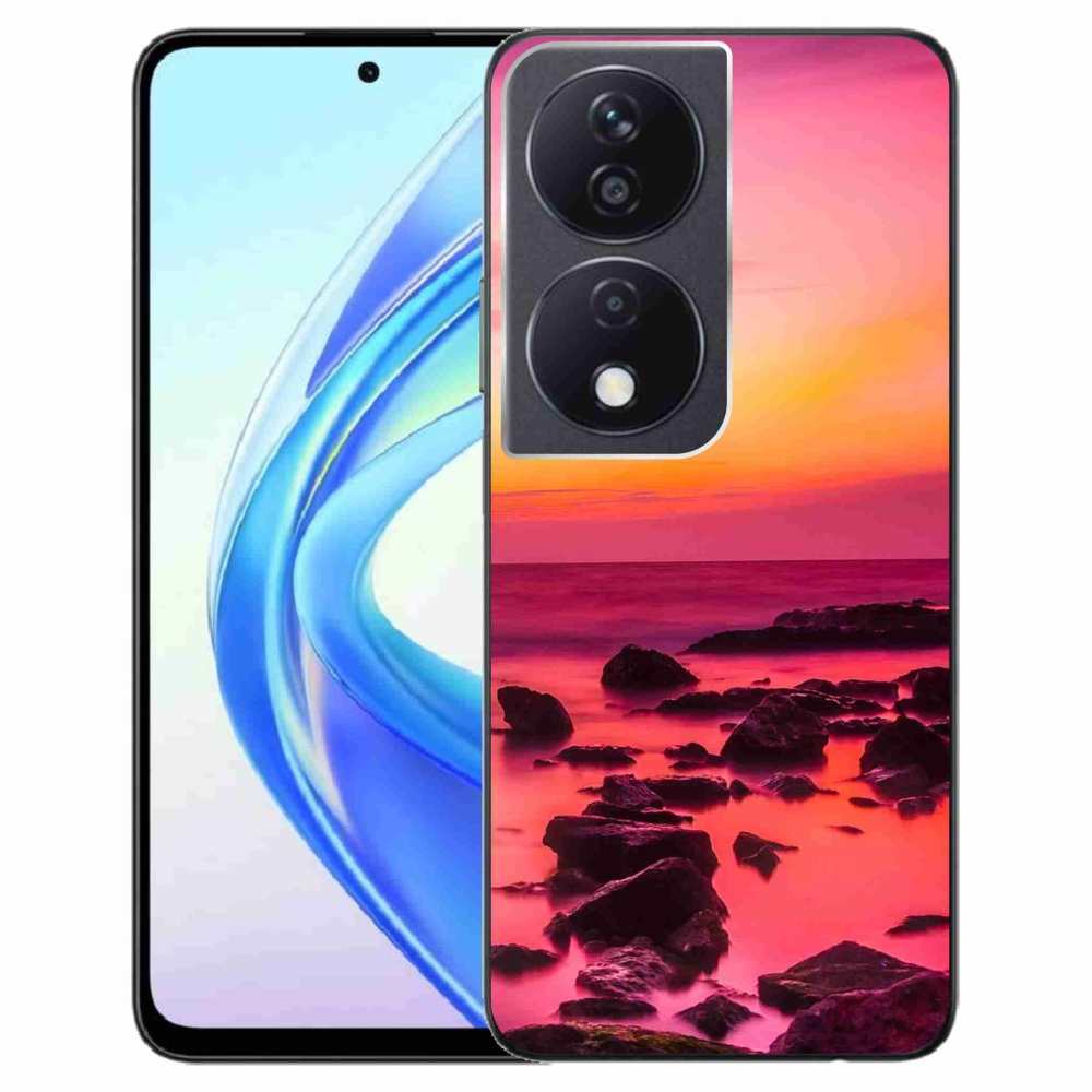 Gél borítás mmCase a Honor X7b/Honor 90 Smart számára - tenger és ragyogás