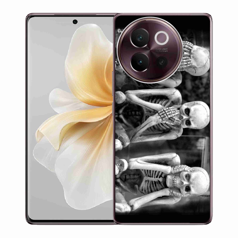 Gélburkolat mmCase a Vivo V40 Lite 5G-n - csontvázak