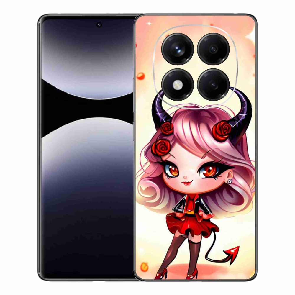 Gél borítás mmCase a Xiaomi Redmi Note 14 Pro számára - rajzfilm ördög
