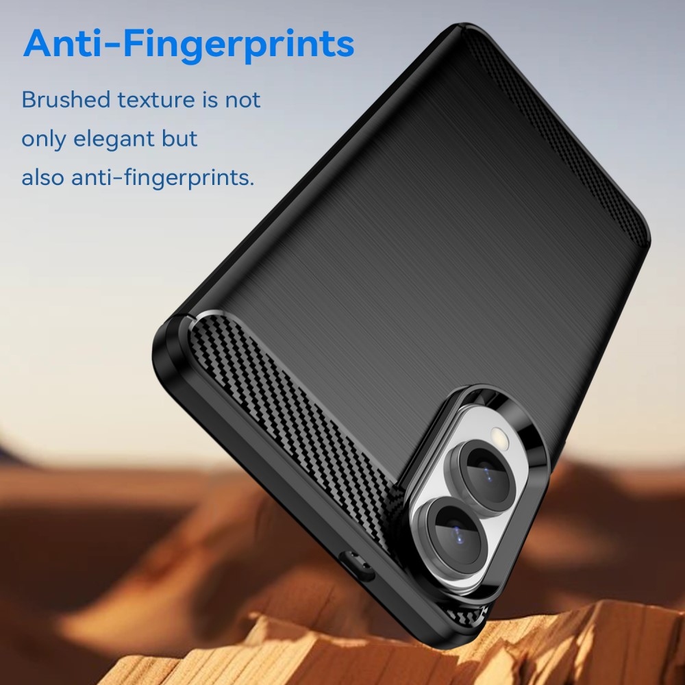 Szénálló zselés tok Samsung Galaxy S25 Edge készülékhez - fekete