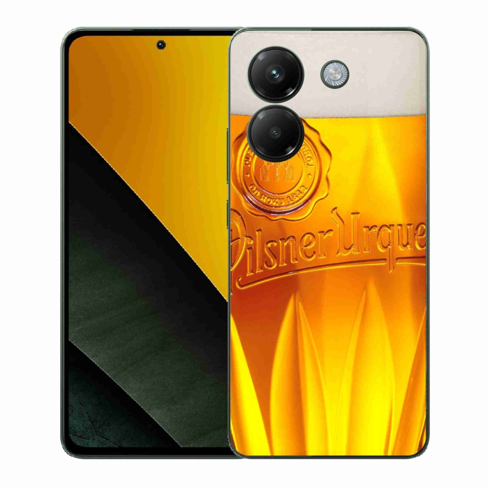 Gél borítás mmCase a Xiaomi Poco M7 Pro 5G számára - sör