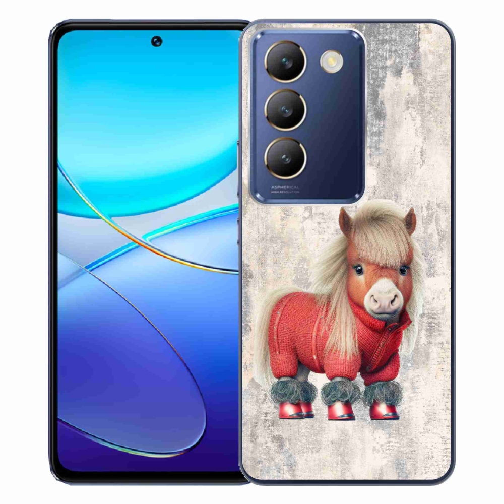 Gél borítás mmCase a Vivo V40 SE 4G/5G - póni pulóverben