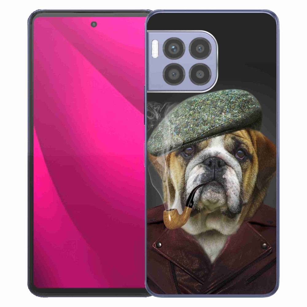 Zselés borítás mmCase a T-Mobile T Phone 2 Pro készülékhez - kutya csővel