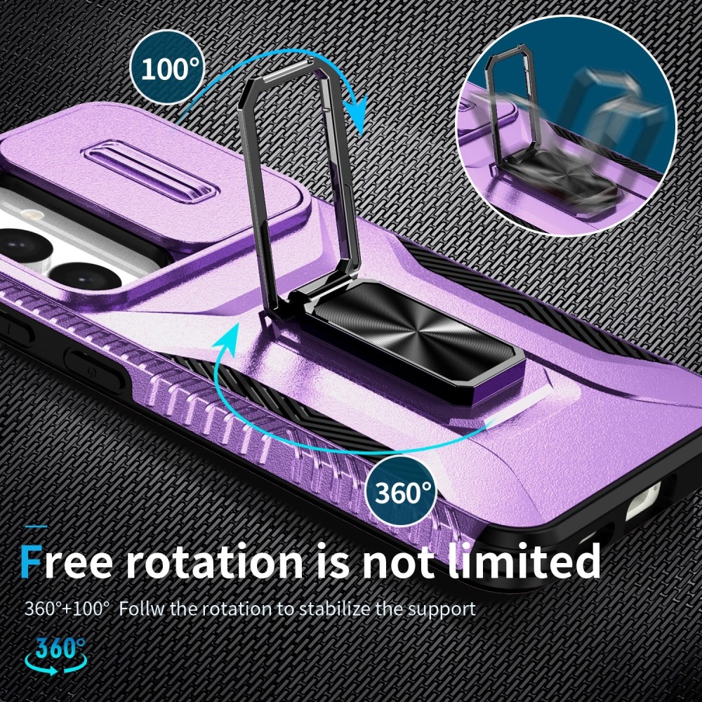 Csúszásálló borítás Samsung Galaxy S24+/S25+ készülékhez - lila