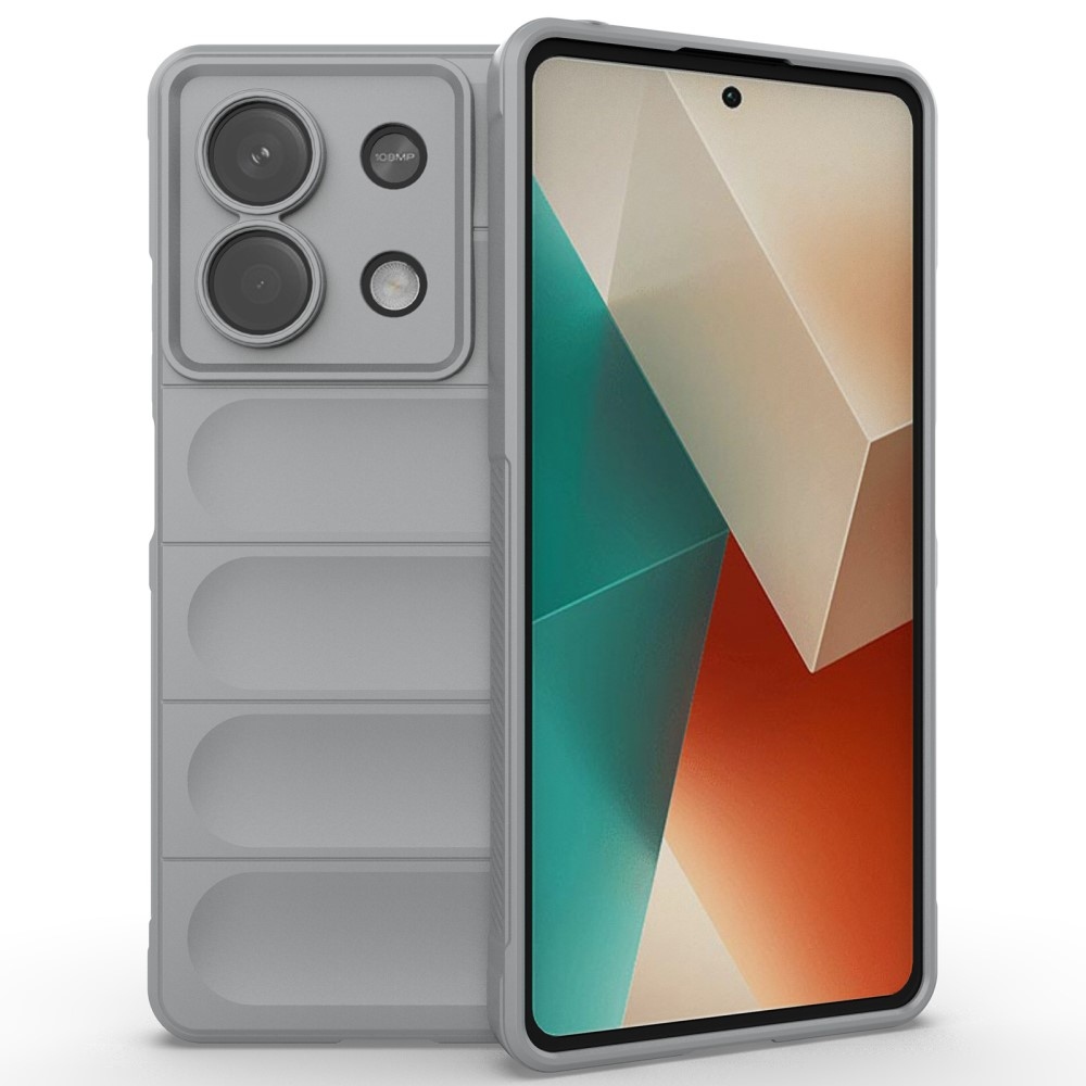 Rugg tartós zselés tok Xiaomi Redmi Note 13 5G - világosszürke