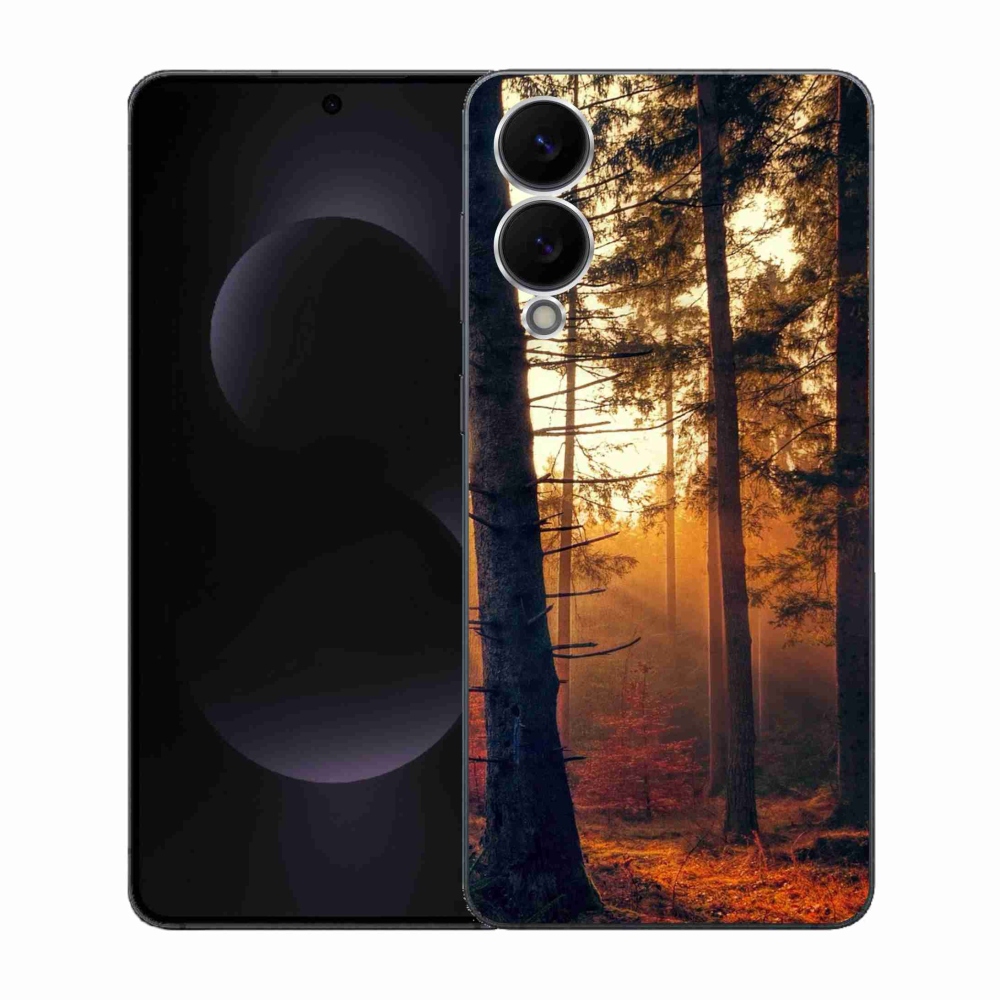 Gél védőhuzat mmCase Samsung Galaxy S25 Edge készülékhez - erdő