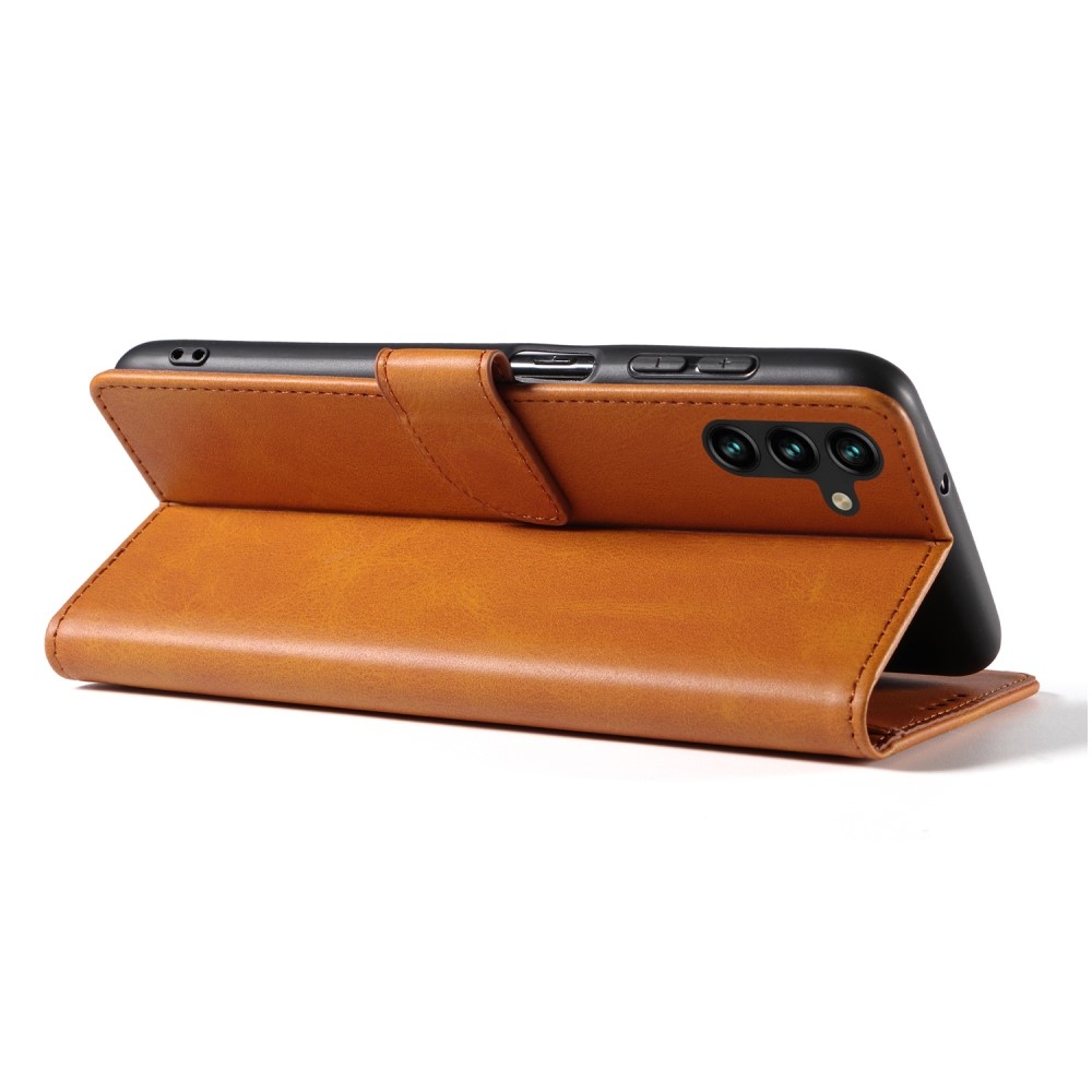 Zárható könyv tok Samsung Galaxy A26 5G - khaki színű