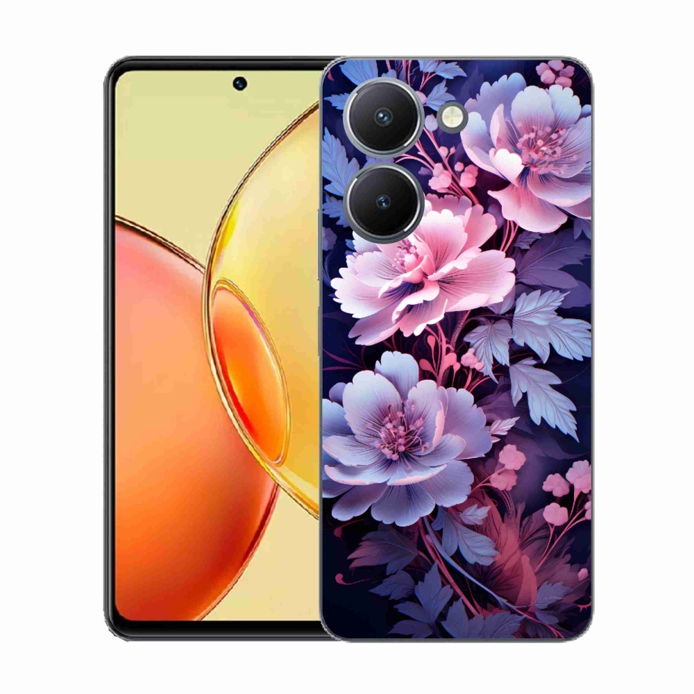 Zselés borítás mmCase a Vivo Y36-hoz - virág 11