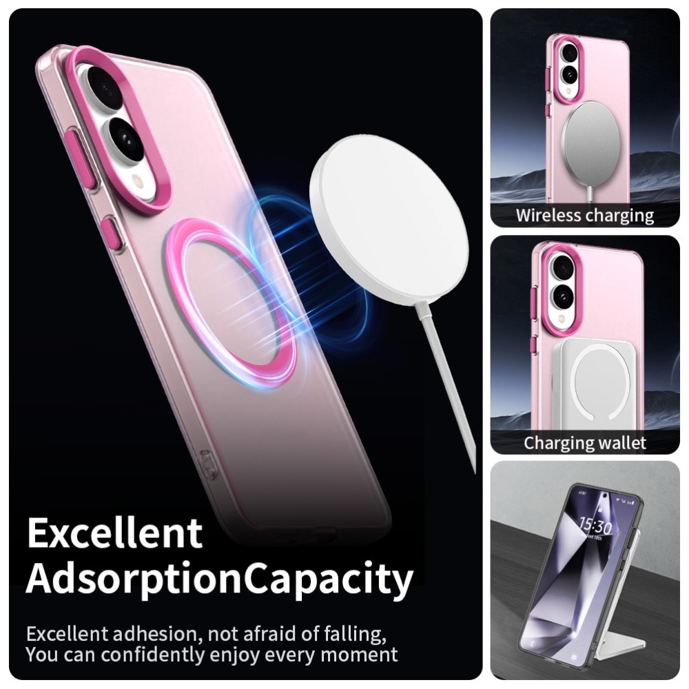 Candy zselés tok MagSafe-val a Samsung Galaxy S25 Edge készülékre - rózsaszín