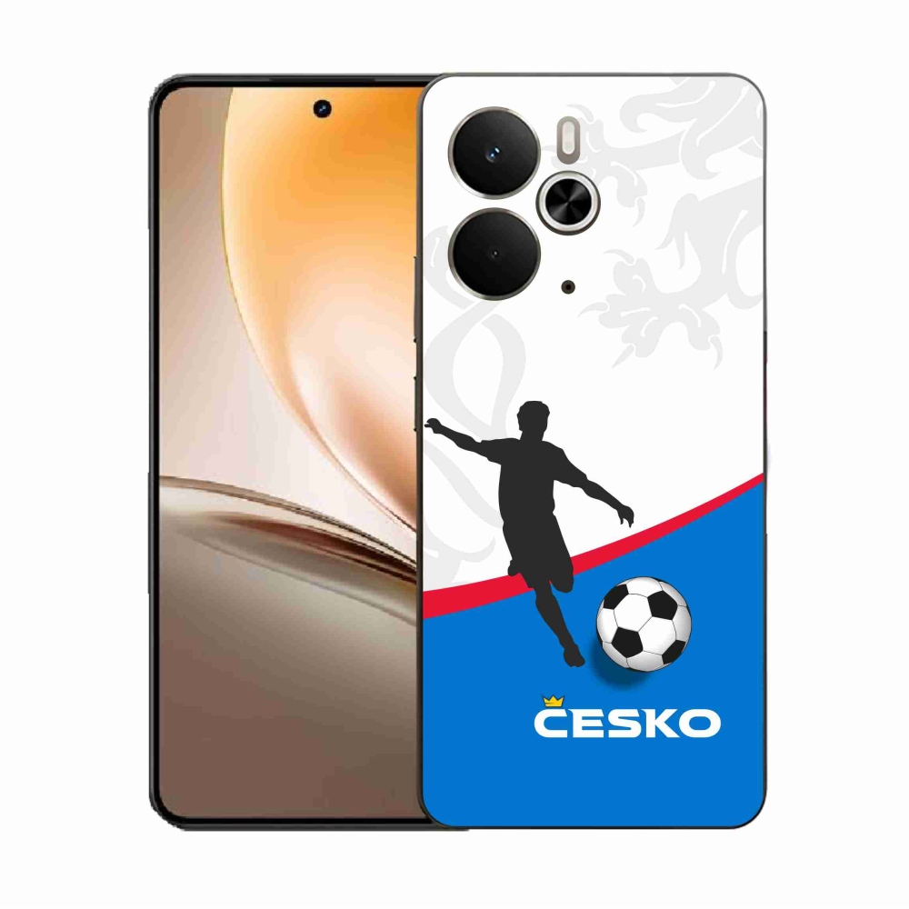 Gél borítás mmCase a Realme 14 5G/14T 5G-hez - futball Csehország 1