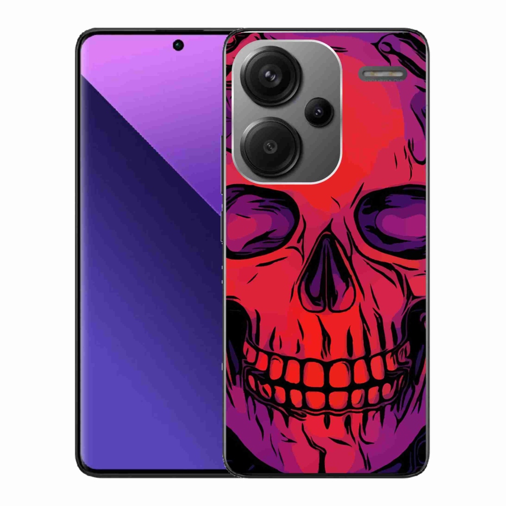 Gél tok mmCase a Xiaomi Redmi Note 13 Pro+ 5G számára - koponya