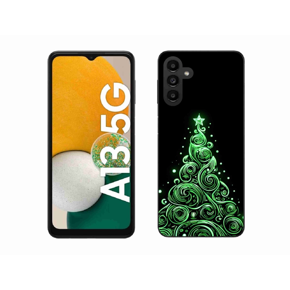 Gél borítás mmCase Samsung Galaxy A13 5G - neon karácsonyfa 3
