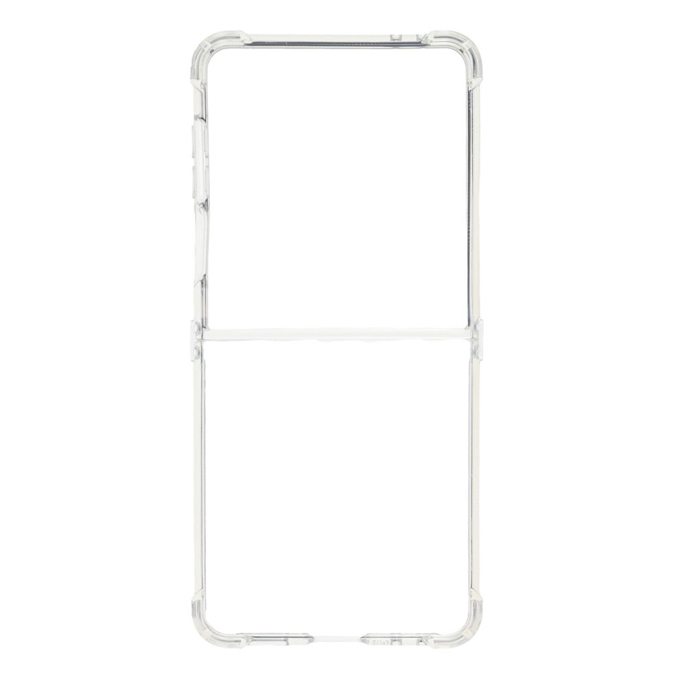 Átlátszó zselés tok megerősített sarkokkal Samsung Galaxy Z Flip7 5G készülékhez