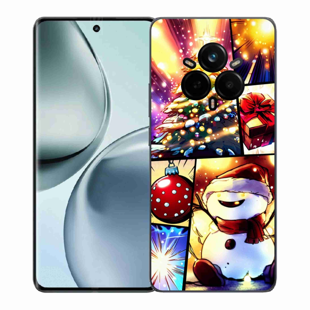 Gél borító mmCase a Realme 14 Pro+ 5G készülékhez - Karácsonyi motívumok 1