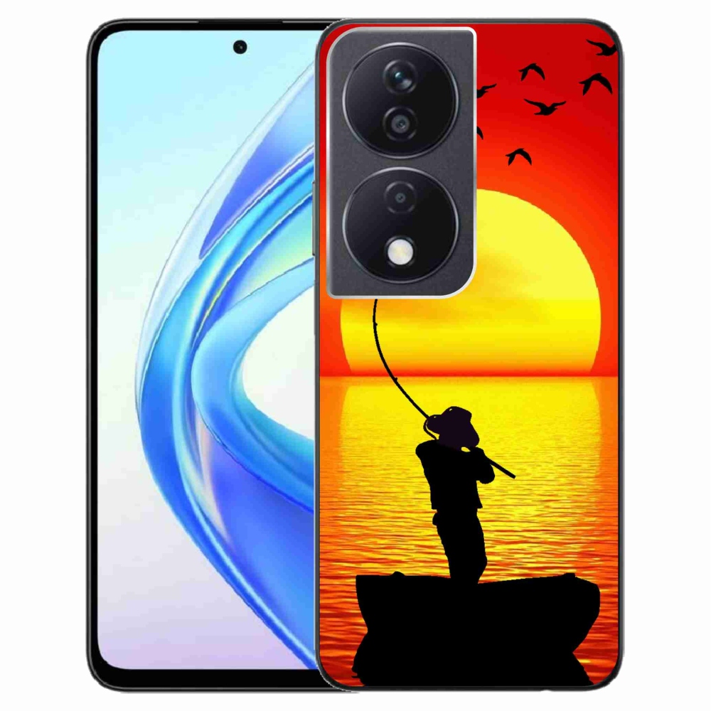 Gél védőburkolat mmCase a Honor X7b/Honor 90 Smart számára - Horgászat