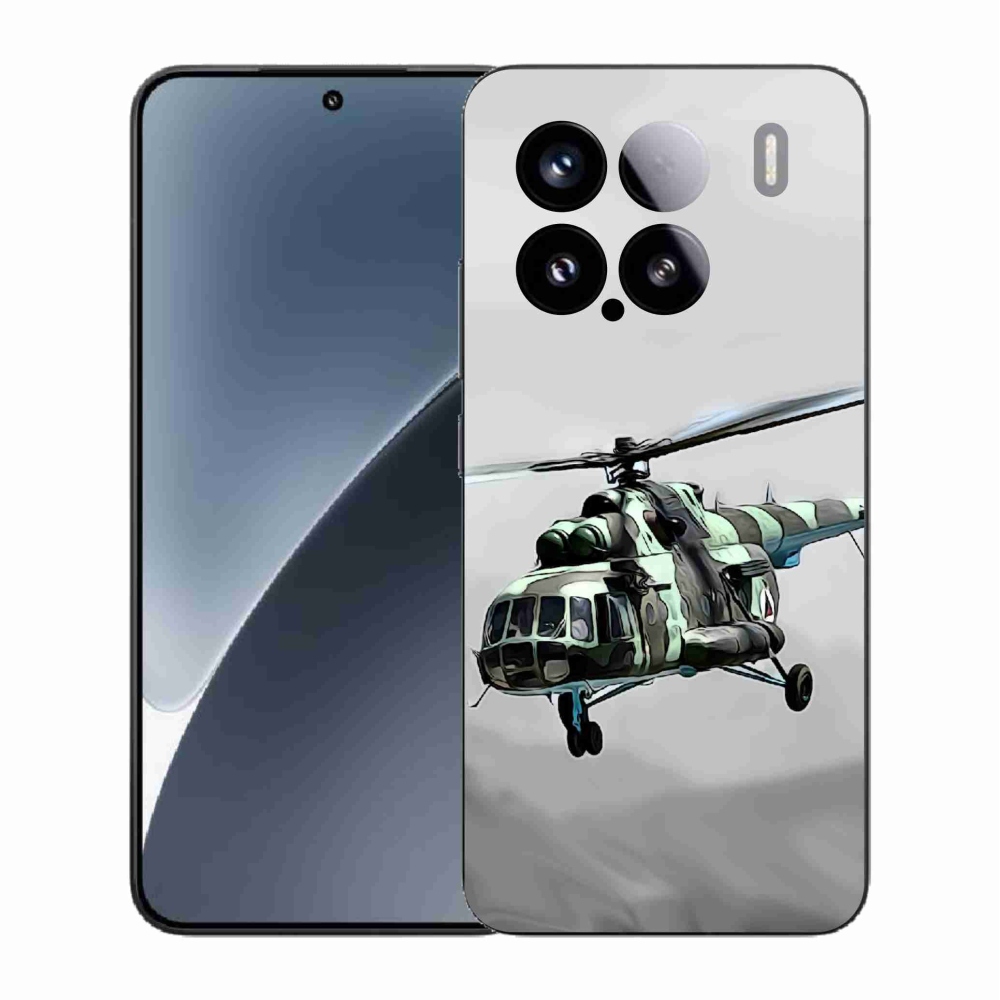 Gél borítás mmCase a Xiaomi 15 - katonai helikopterhez