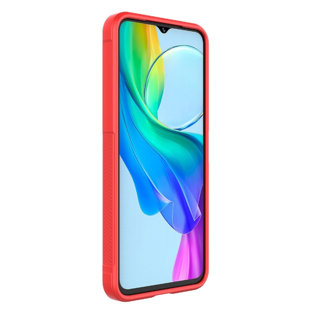 Rugg tartós zselés tok a Vivo Y28s 5G készülékhez - piros
