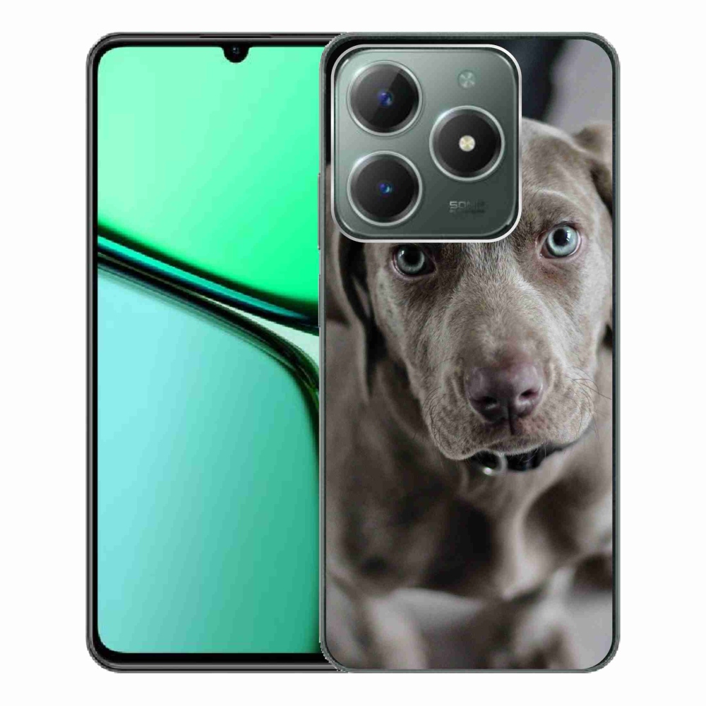 Gélhüvely mmCase a Realme C61 készülékhez - Weimaraner
