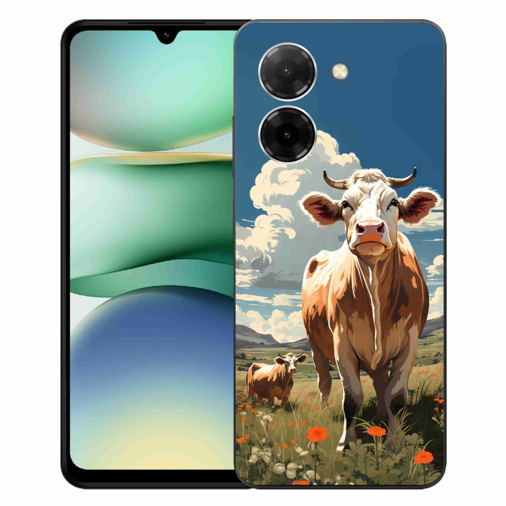 Gél borító mmCase a Xiaomi Redmi A5 (171.7x77.8x8.3mm) - tehenek a réten