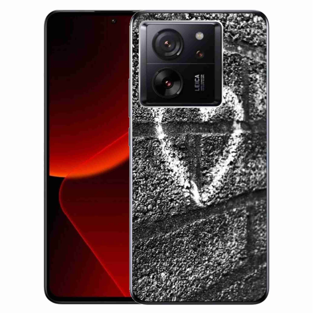 Gél borítás mmCase a Xiaomi 13T/13T Pro számára - szív a falon