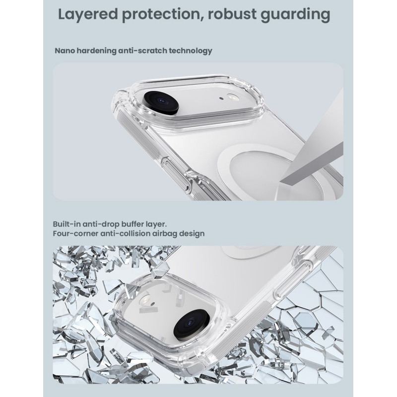 Nillkin Nature TPU PRO mágneses borító Apple iPhone Airhez Átlátszó