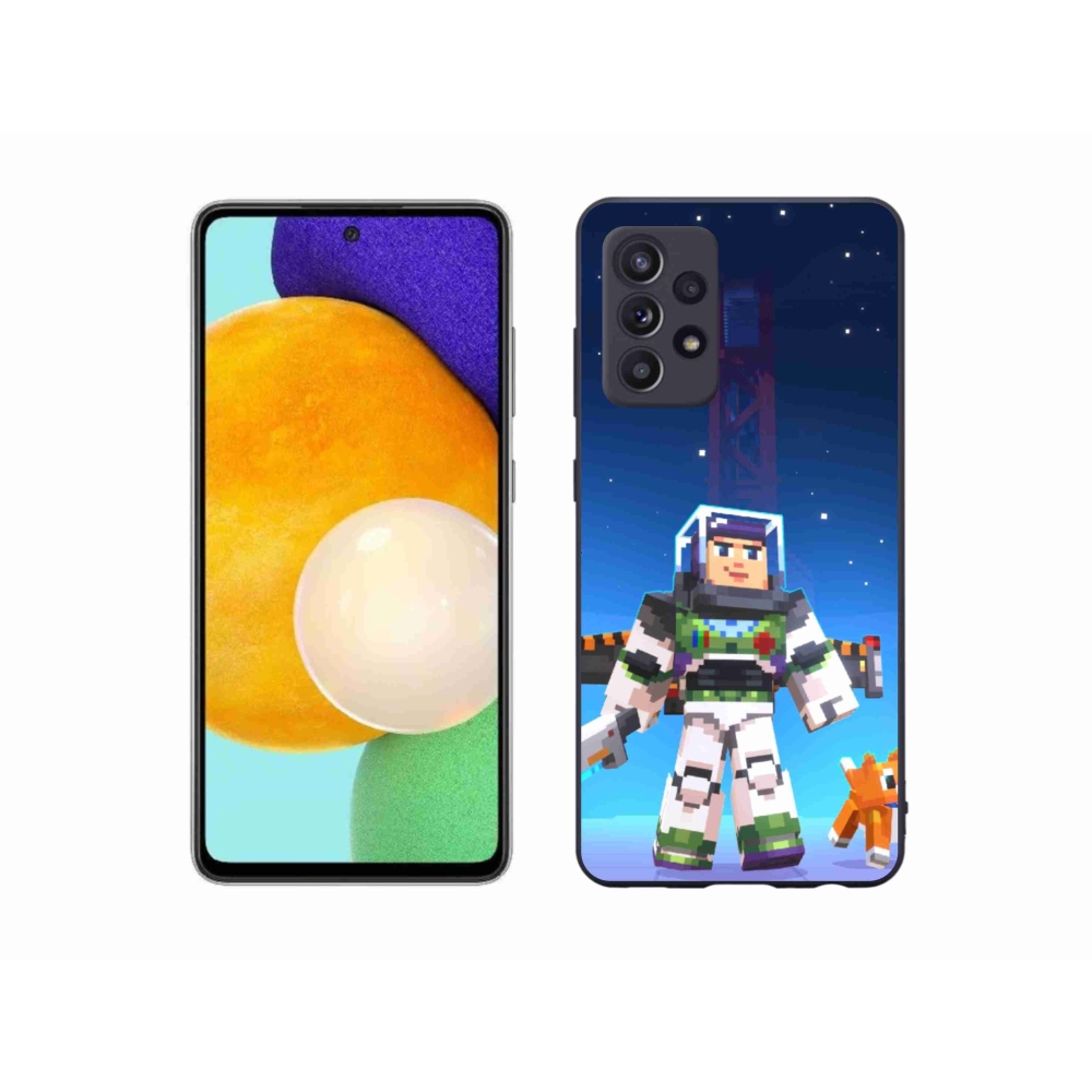 Gél borítás mmCase Samsung Galaxy A52/A52 5G - minecraft 2