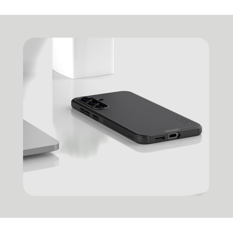 Nillkin Super Frosted PRO mágneses hátlap Samsung Galaxy S25 Fekete