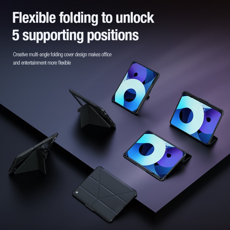 Nillkin Bumper PRO védőállvány tok többszögű iPad Pro 11 2024 Fekete