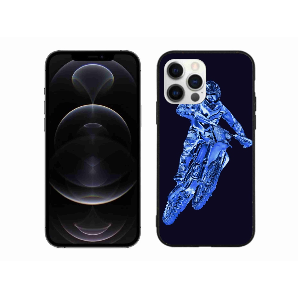 Zselés borítás mmCase iPhone 12 Pro Max készülékhez - motocross 1
