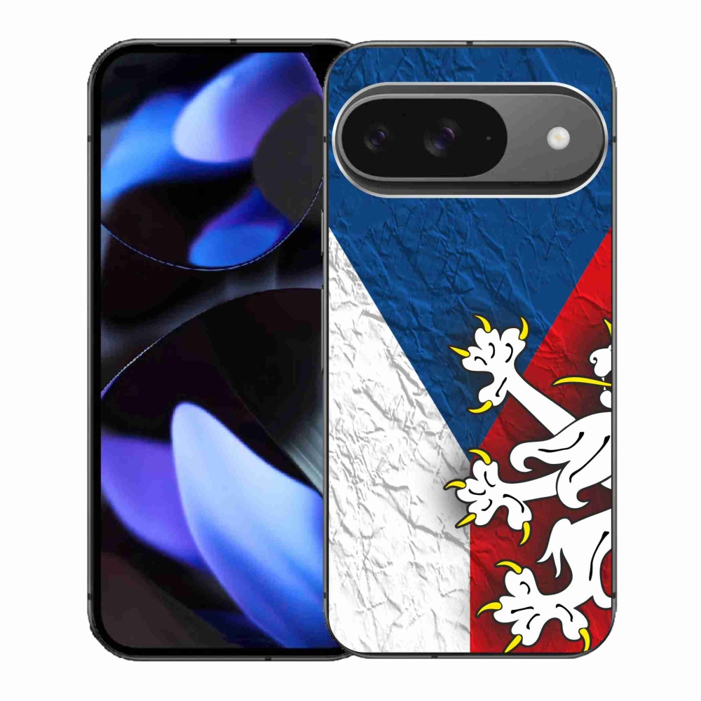 Zselés borítás mmCase a Google Pixel 9/9 Pro számára - cseh zászló 1