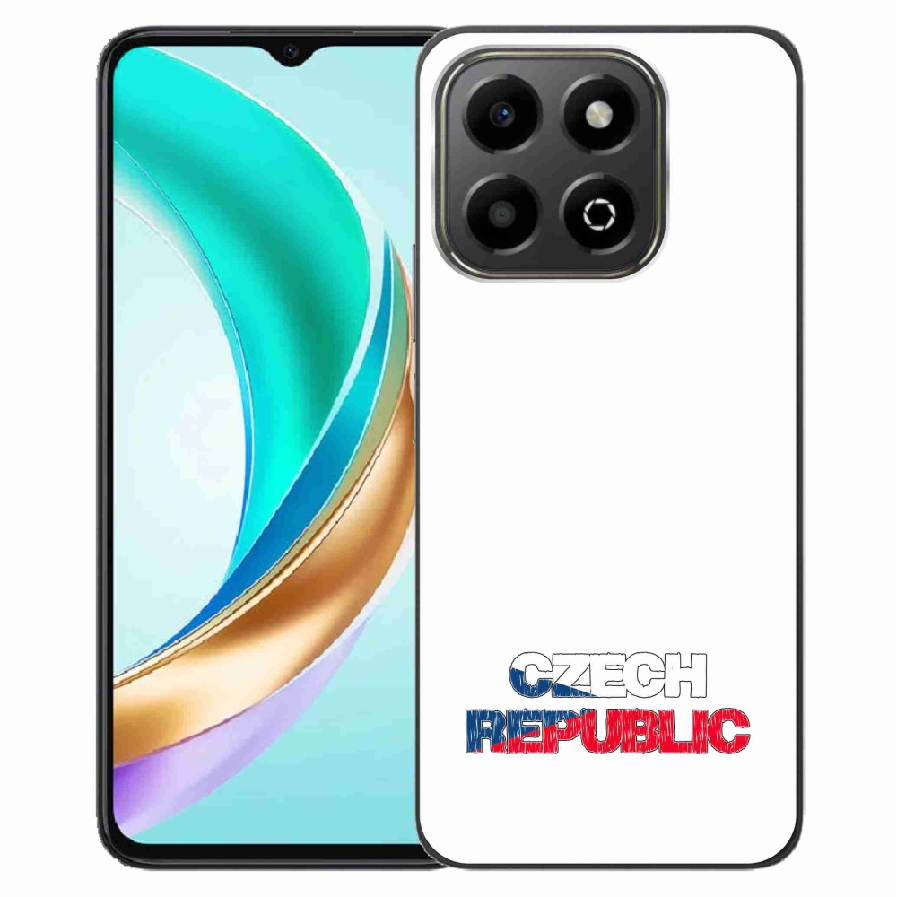 Gél borító mmCase a Honor X6b készülékhez - Csehország fehér háttér