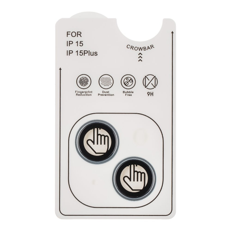 CSOMAG:ME objektívvédő Apple iPhone 15/15 Plus kék színhez