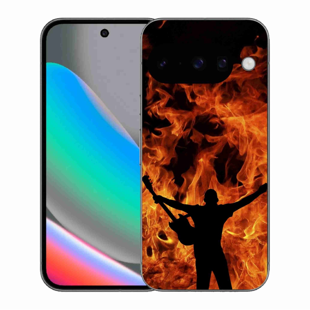 Gél borítás mmCase a Google Pixel 10 - zenész és tűz