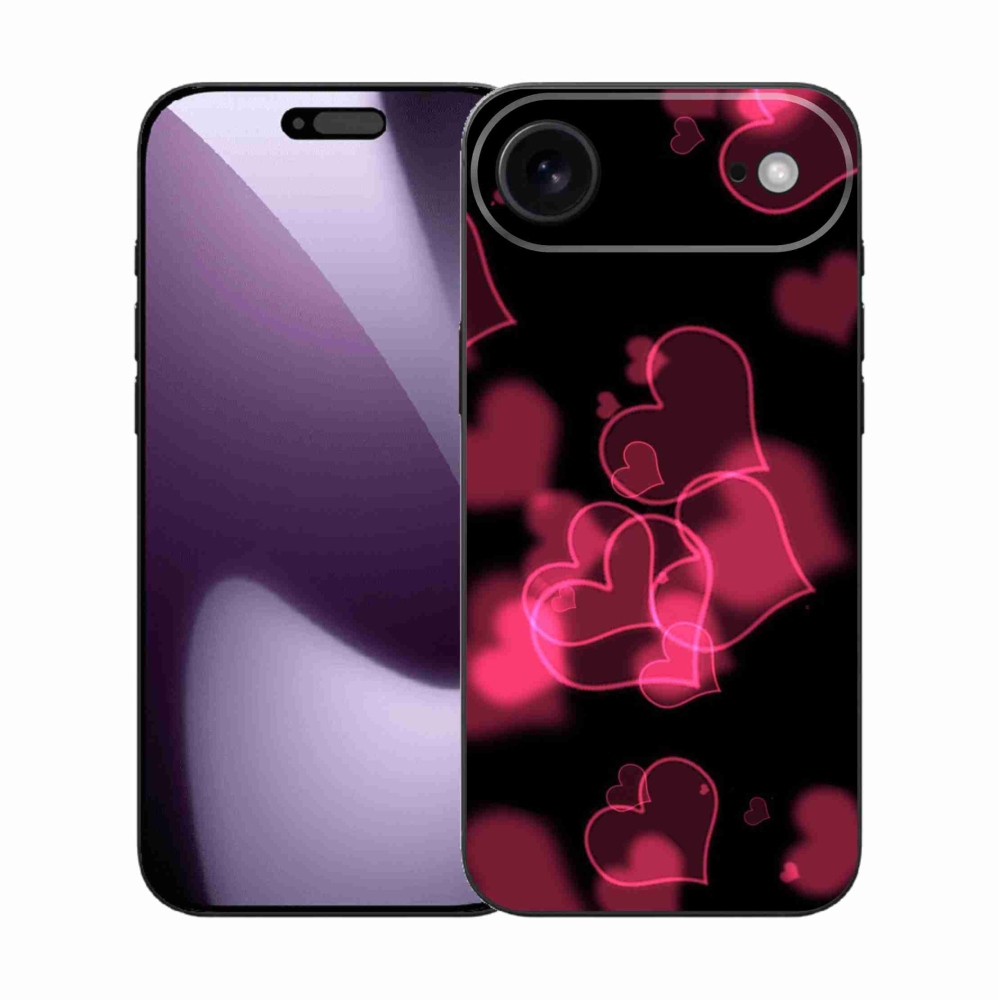 Gél borítás mmCase iPhone 17 Air készülékhez - piros szívek