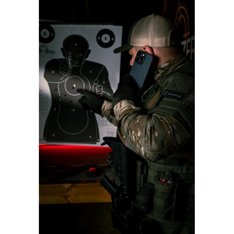 Tactical MagForce Hyperstealth borító Samsung Galaxy S25+ aszfaltra