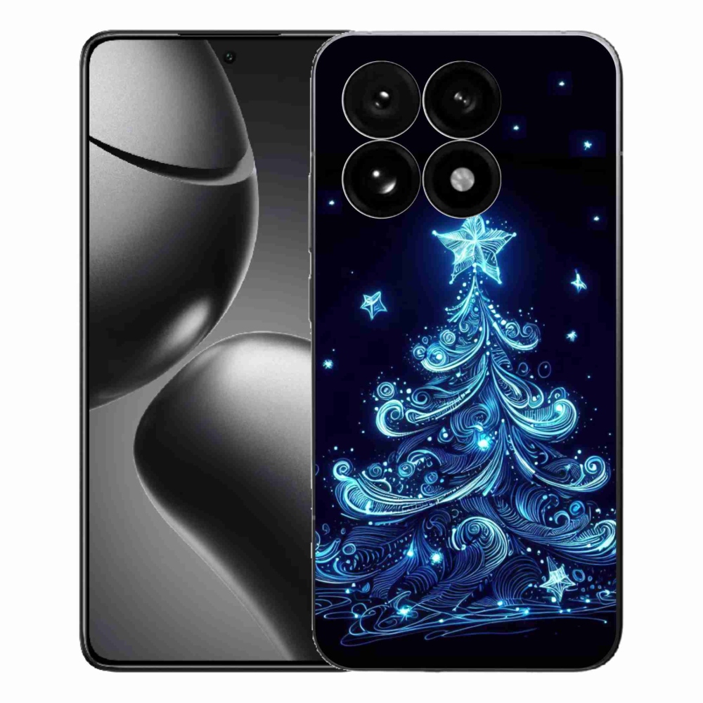 Gél borítás mmCase a Xiaomi 15T-hez - neon karácsonyfa 4