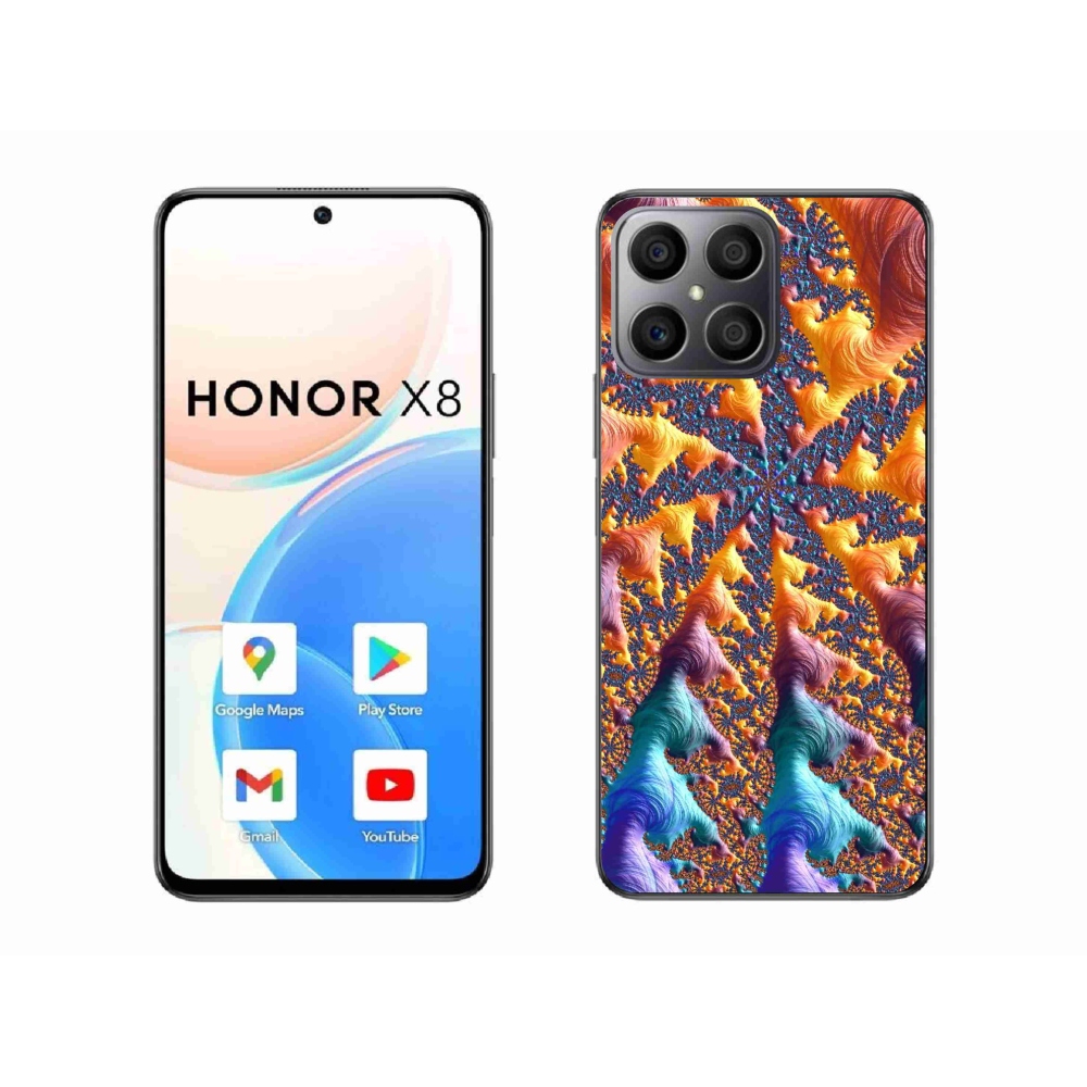 Gél borítás mmCase a Honor X8-hoz - absztrakt motívum 23