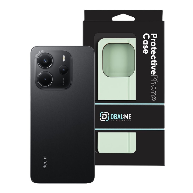 Csomag:ME SmoothTouch tok Xiaomi Redmi Note 14 4G menta zöld