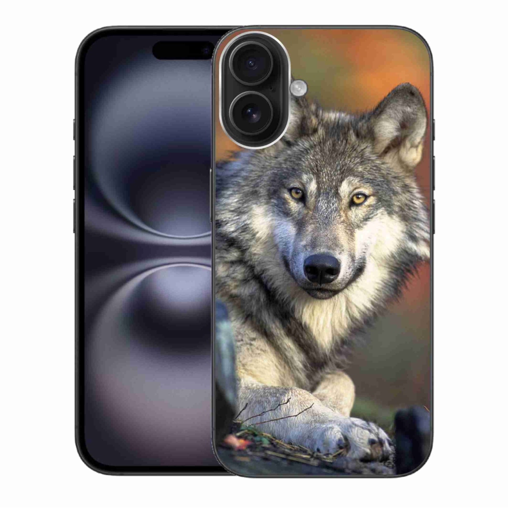 Gél tok mmCase iPhone 16 Plus készülékhez - farkas