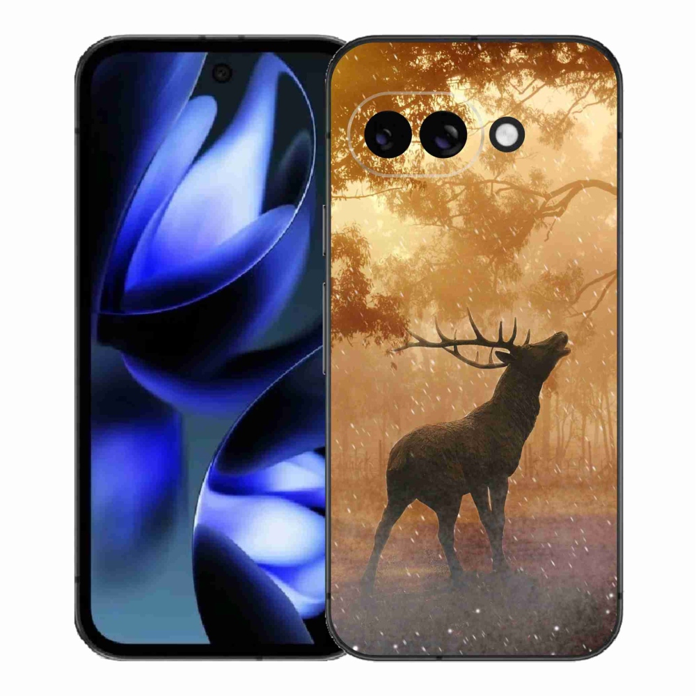 Zselés borítás mmCase a Google Pixel 9a számára - szarvas a vadászaton