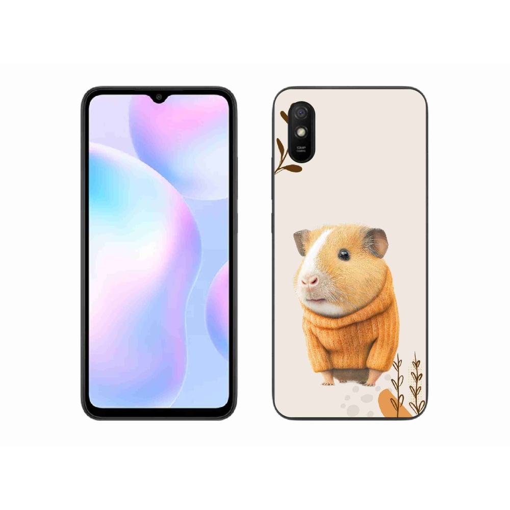 Gél borító mmCase a Xiaomi Redmi 9A számára - tengerimalac pulóverben