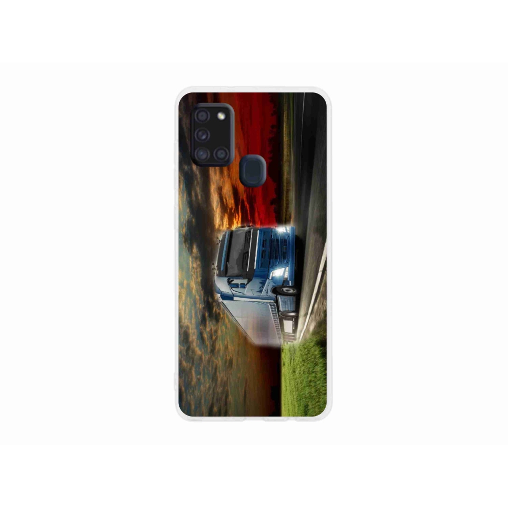 Gél borítás mmCase Samsung Galaxy A21s - teherautó 4