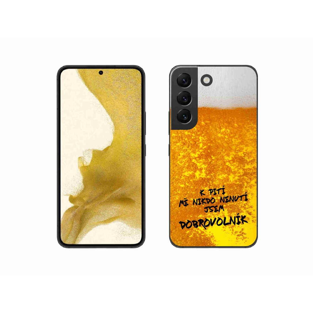 Gél borítás mmCase Samsung Galaxy S22 5G - sör motívum 4