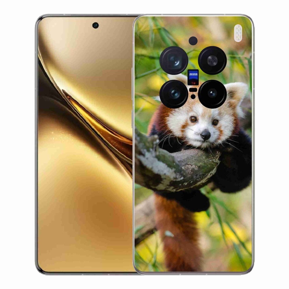 Zselés borítás mmCase a Vivo X200 Pro 5G készülékhez - panda piros