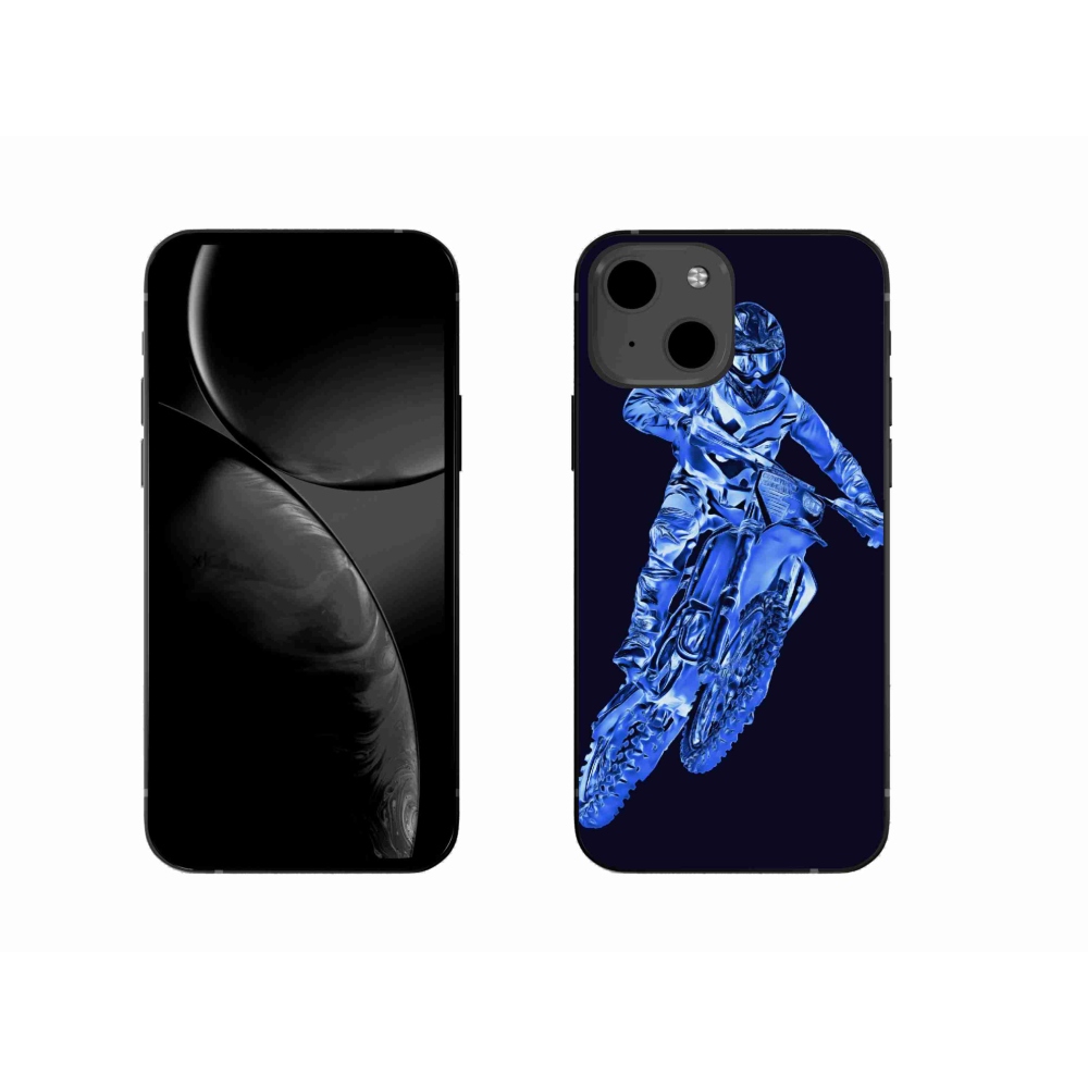 Zselés borítás mmCase iPhone 13 készülékhez - motocross 1